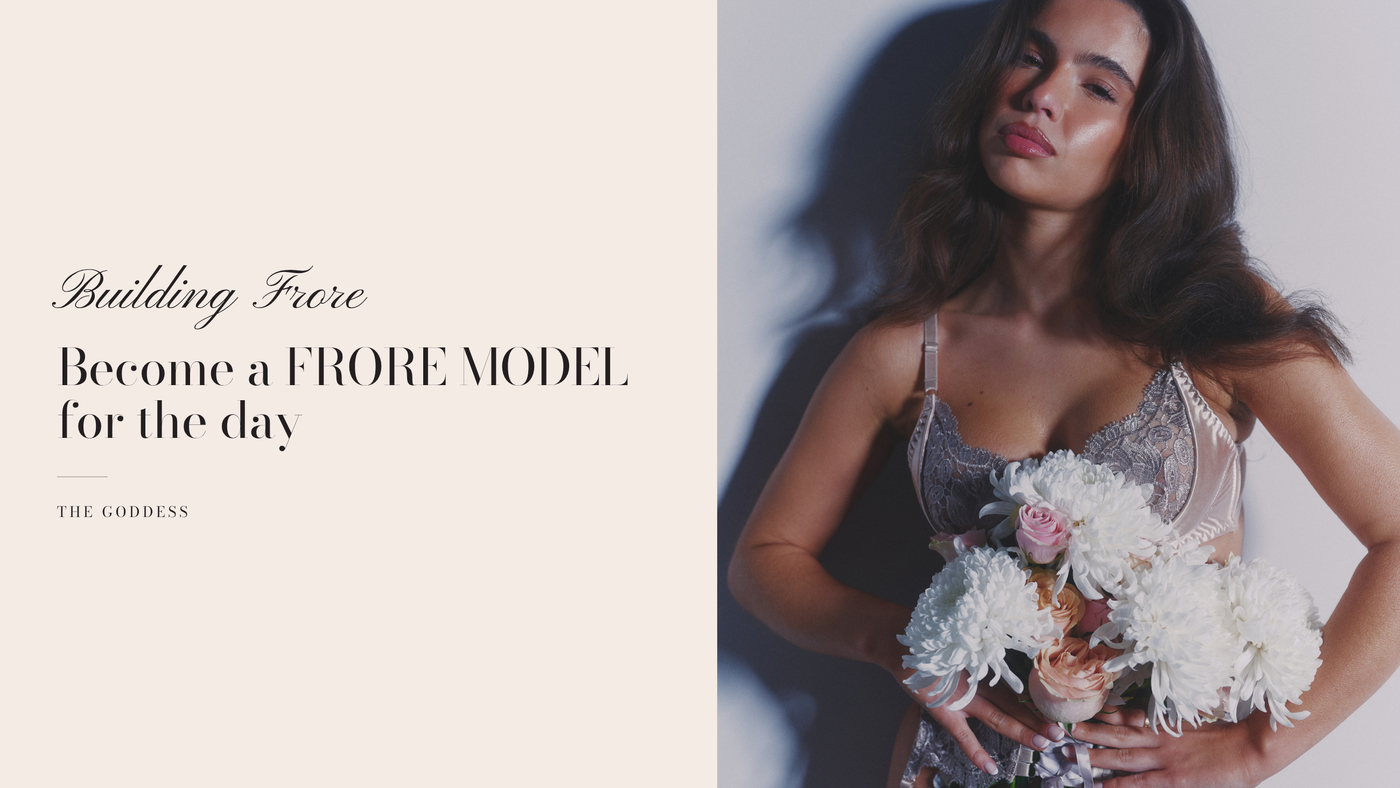 Become a FRORE MODEL for the day