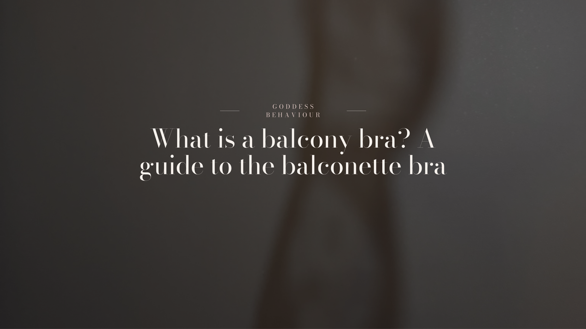 What Is a Balcony Bra? A Guide to the Balconette Bra